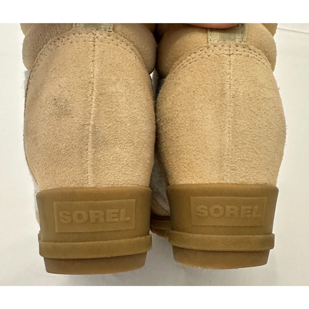 Sorel Women’s Evie Waterproof Wedge Ankle Boots Size 7.5 Suede Lace Up - Picture 7 of 10